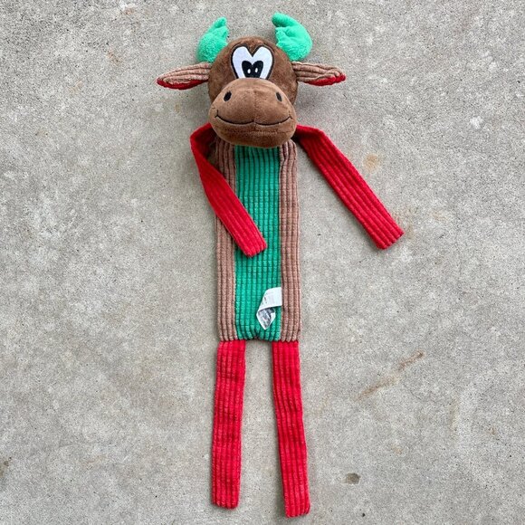 Large Christmas Moose Dog Toy - Picture 2 of 8